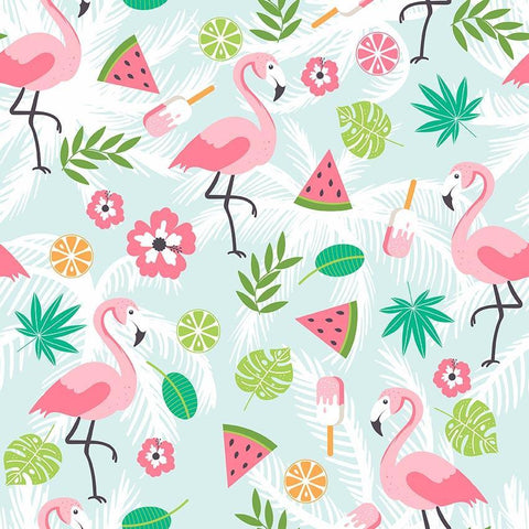 Flamingo Baby Shower Decoration Backdrop for Photography G-471