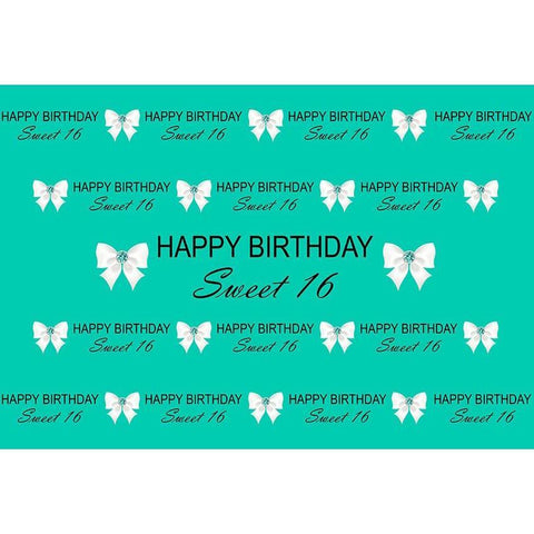 Birthday Party Backdrops Background Green Backdrop G-683