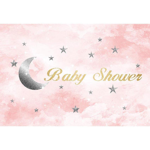 Baby Show Backgrounds Moon Backdrop Pink Backdrop G-747