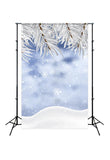 Bokeh Nieve de Invierno Brillante Telón de Fondo para Fotografía J02733