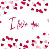 I Love You Red Hearts Wedding Valentine's Day Backdrop J03219