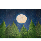 Painting Christmas Tree Moon Stars Night Backdrops for Children Photography NB-185