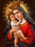 Typical Catholic Madonna with the child Backdrop for Photo Studio SH357