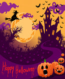 Fondo del Festival Fondo de Halloween Telón de Fondo Borroso Linternas de Calabaza DBD-P19055