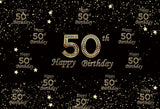 Paso y Repetita Telón de Fondo de Fotos Fondo Personalizado de 50º Cumpleaños D359