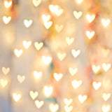 Pastel Corazón Luz Borrosa Telón de Fondo para Estudio de Fotos MR-0046