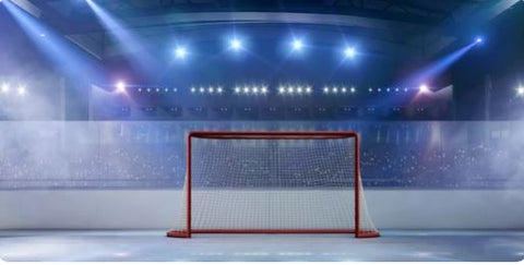 3-D Ice Hockey Backdrop for Photography Studio