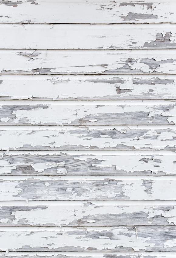 White Weathered Wood Texture Backdrop 