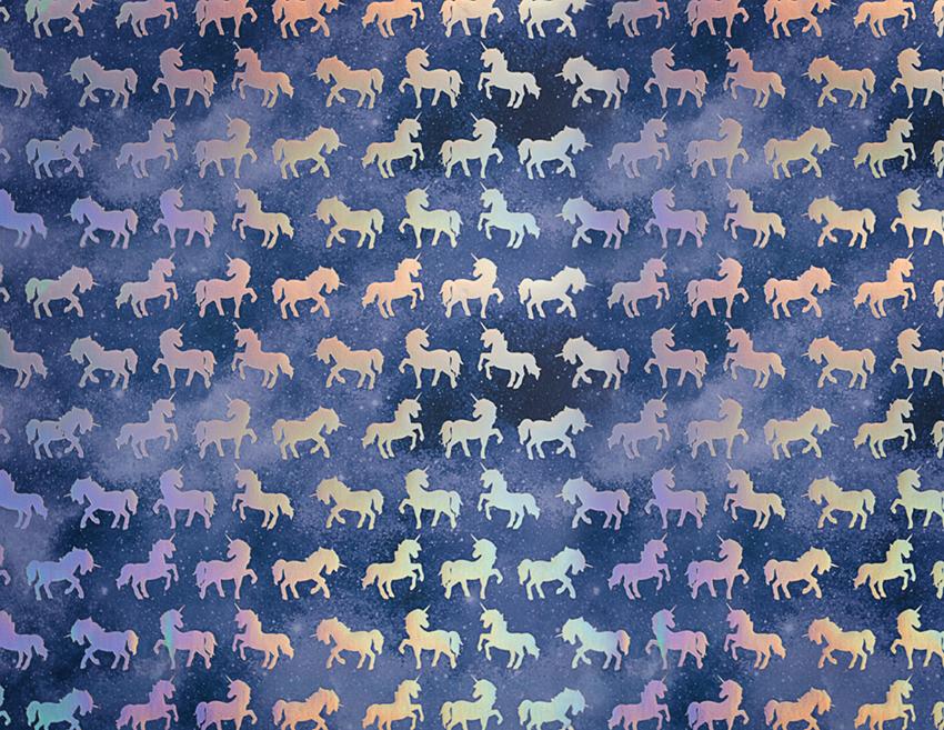 Unicorn Step and Repeat Photography Backdrop