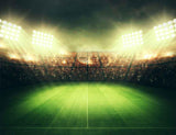 Green Lawn Stadium Lights Football Field Photo Backdrop CM-S-1167-E