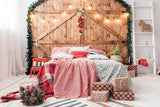 Xmas Gift Lights Bedroom Backdrops for Photo  DBD-19266