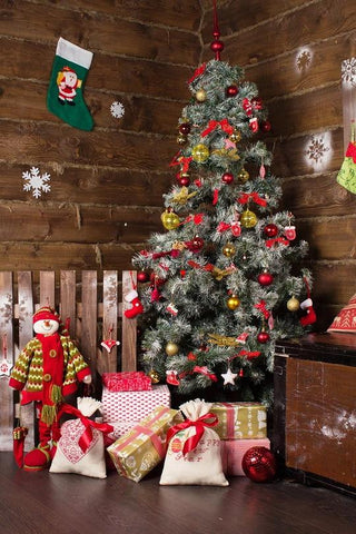 Xmas Tree Lights Photography Backdrops for Party  DBD-19247