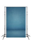 Abstract Backdrop Blue Cement Studio Dark Showroom Background D161