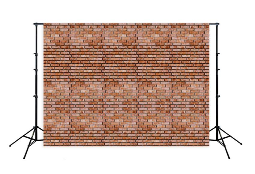 Red Bricks Wall Texture Photography Backdrop D-238