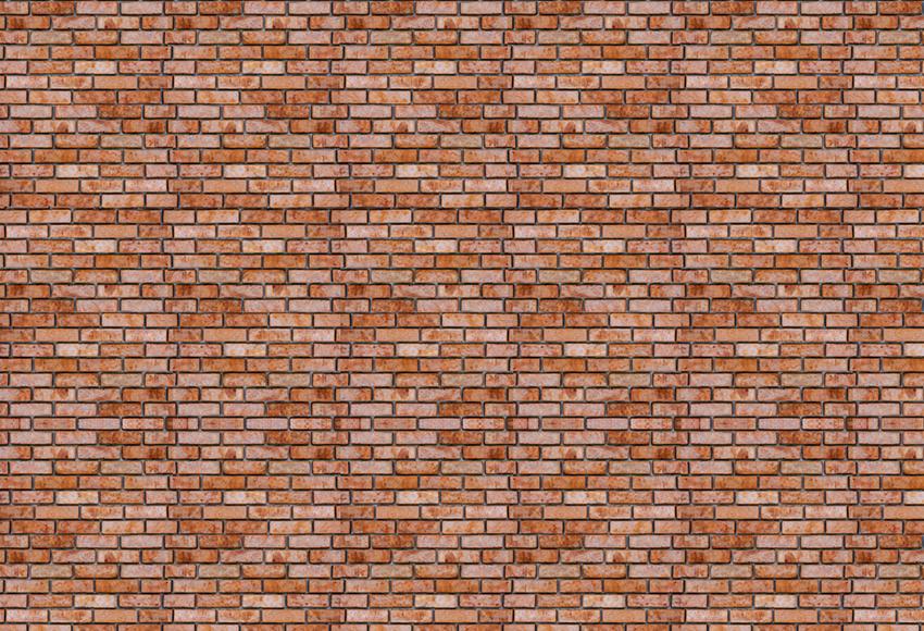 Red Bricks Wall Texture Photography Backdrop D-238
