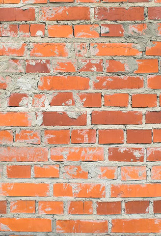 Brick Wall Vinatge Red Brown Texture Backdrop for Photography D-254