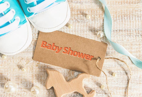 Baby Shower Decorations Little Shoes Hobbyhorse Photography Backdrop D267