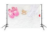 Girl Baby Shower Banner Newborn Backdrop for Photography D274