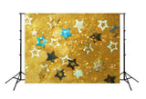 Baby Shower Decorations Stars Golden Photography Backdrop D285