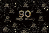 Happy 90th Birthday Decoration Backdrop for Photography  D353