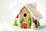 Gingerbread House Beautiful Christmas Photography Backdrop  D665