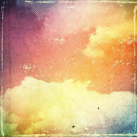 Nube Colorida Telón de Fondo Vintage Abstracto para Fotografía DBD39