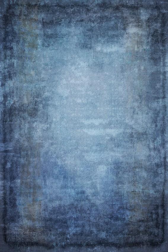 Retro Blue Art Painted Abstract Texture Photography Backdrop DHP-684