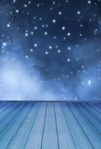 Night Sky Starry Stars Backdrop for Photo Booth F-099