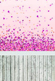 Valentine's Day Love Hearts Pink Backdrop for Phorography F-119