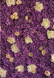 Purple and Yellow Flowers Wall Floral Backdrop for Photography F-2365