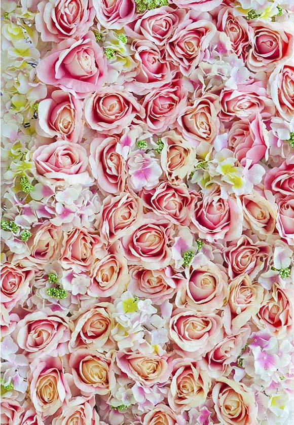 Rose Flower Backdrop for Newborn Photography F-2369