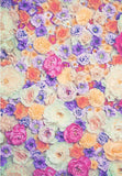 Floral Flowers Photo Booth Backdrop for Studio F-2424