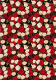Red White Rose Wall Flower Backdrop for Photography F-2429