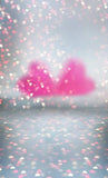 Valentine's Day Love Heart Bokeh Photo Booth Backdrop F-2967