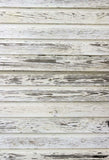 Textura de Madera de Pintura Blanca Vintage Pelada Telón de Fondo para Foto Floor-083