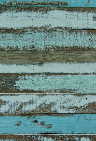 Pintura Azul Pared de Madera Pelada Telones de Fondo para Fotografía Floor-131