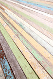 Madera Multicolor Telones de Fondo de Fotografía Floor-164