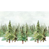 Navidad Árboles Telón de Fondo Acuarela Pintura de Nieve Fondo para Fotografía G-1202