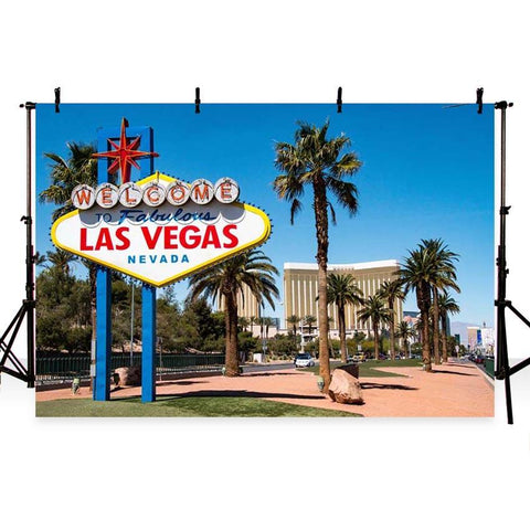 Welcome Las Vegas Photography Backdrop G-168