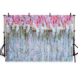 Floral Curtain Backdrop for Photo Booth G-188