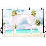 Wedding Backdrops Beach Backgrounds Pink Backdrops G-226