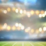 Football  Field Sports Stadium Bokeh Lights Photography Backdrop G-258