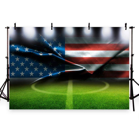 Soccer Background Green Backdrops G-283