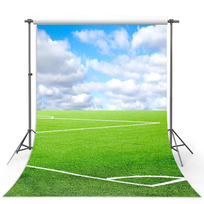 Soccer Backdrop Green Background G-315