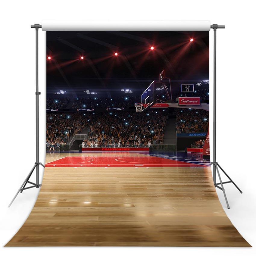 Basketball Gym Night Sports Backdrops for Photography G-318