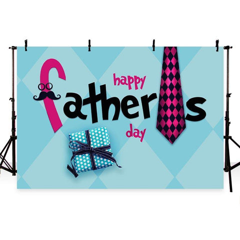 Father's Day Backdrop Blue Backdrop G-335