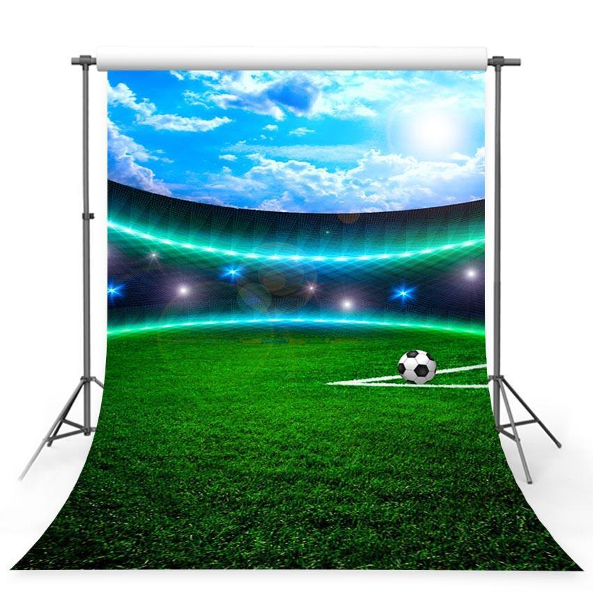 Football Soccer Field Sport Phoptography Backdrops  G-377