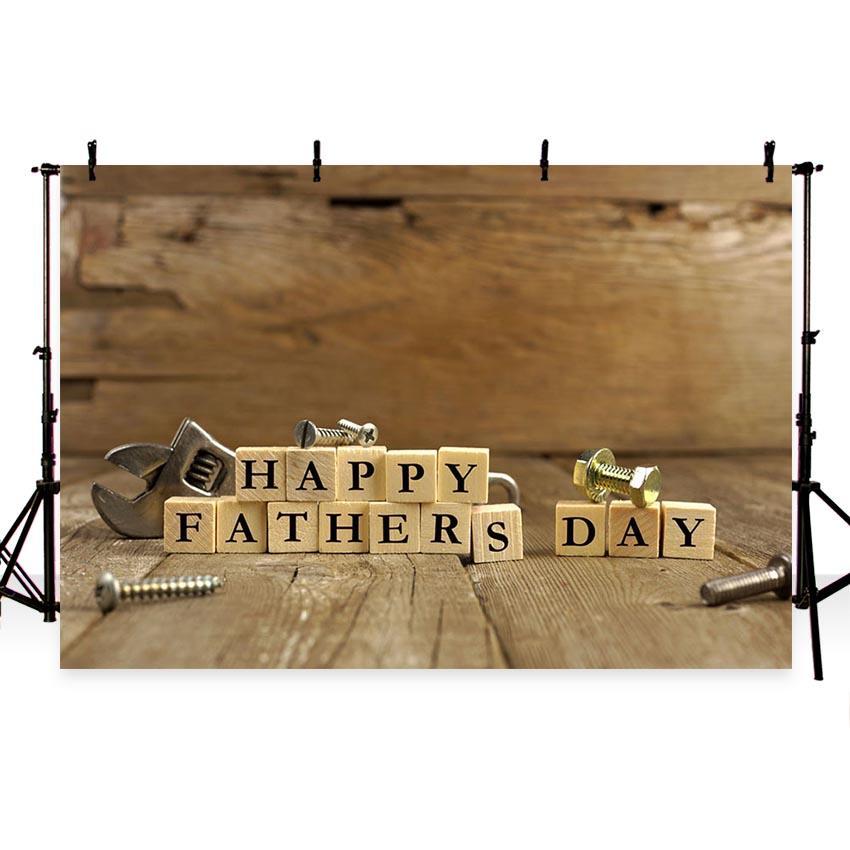 Father's Day Backgrounds Wood Backdrop G-387