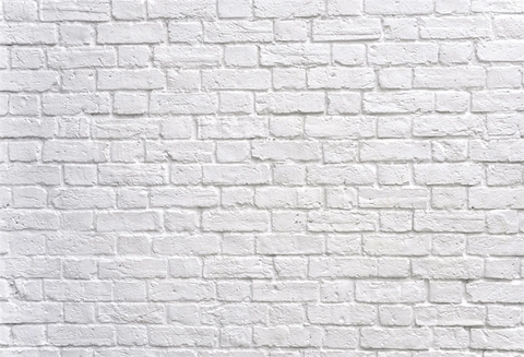 White Brick Wall  Photography Studio Backdrop  G-56