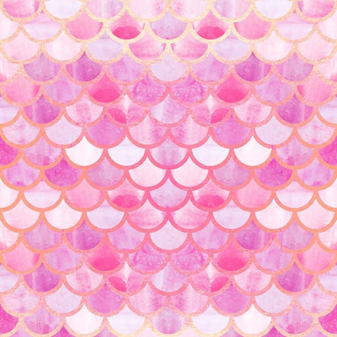 Pink Mermaid Backdrop for Children Birthday Photography G-577